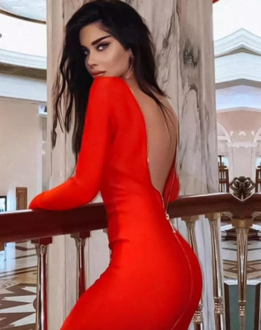 Zip me up Front or Back Red Dress MICOR GLOBAL CORP Zip me up Front or Back Red Dress MICOR GLOBAL CORP