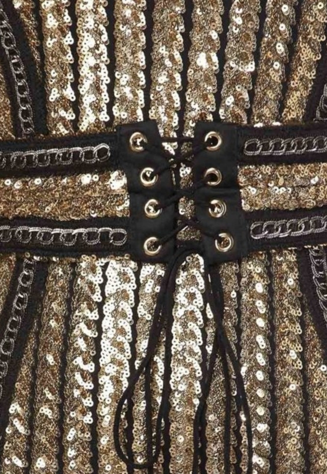 Gold Metallic Dress MICOR GLOBAL CORP Gold Metallic Dress MICOR GLOBAL CORP