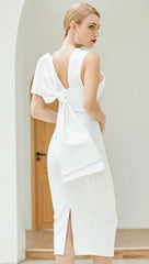 Love my Bow White Dress