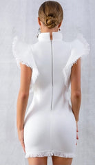 Empire Bow White Dress