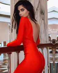 Zip me up Front or Back Red Dress